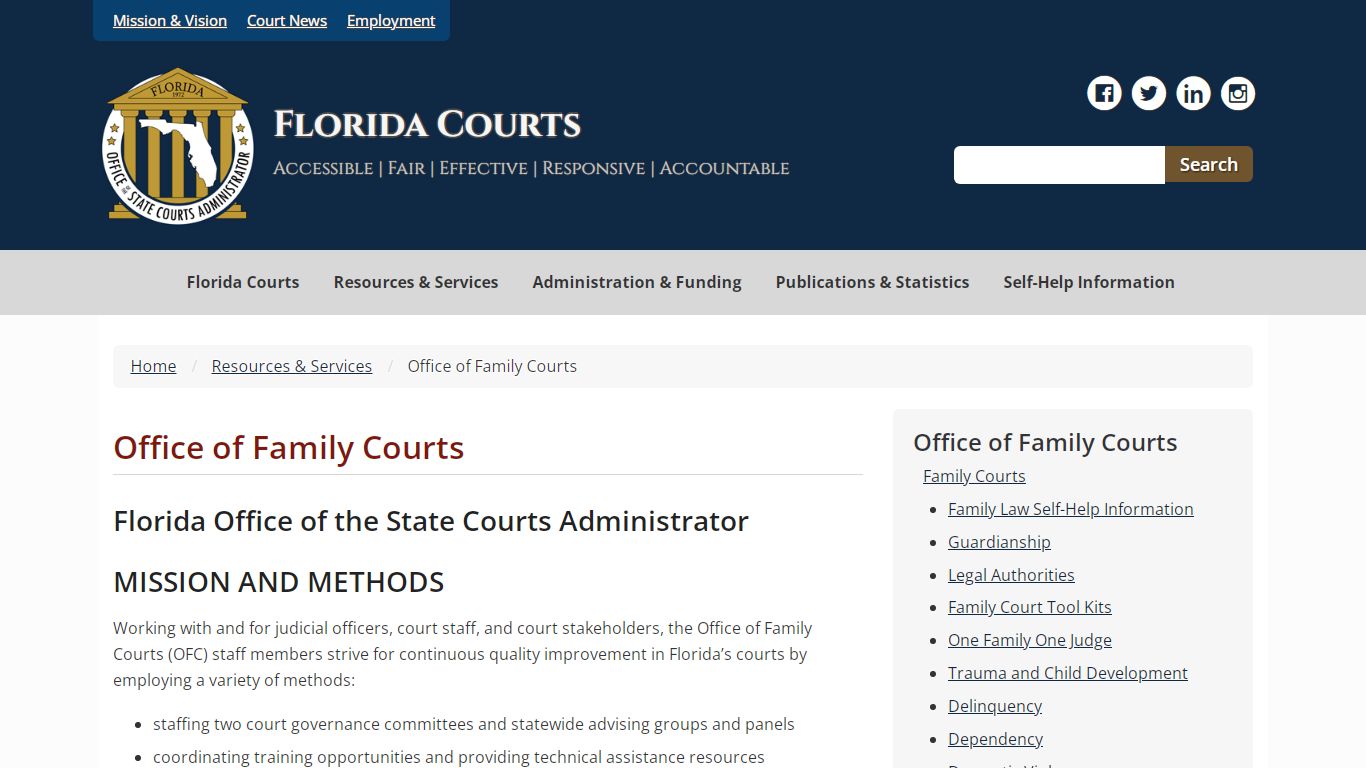 Office of Family Courts - Florida Courts